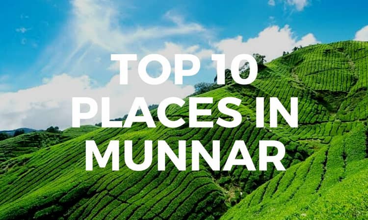 munnar tourist list