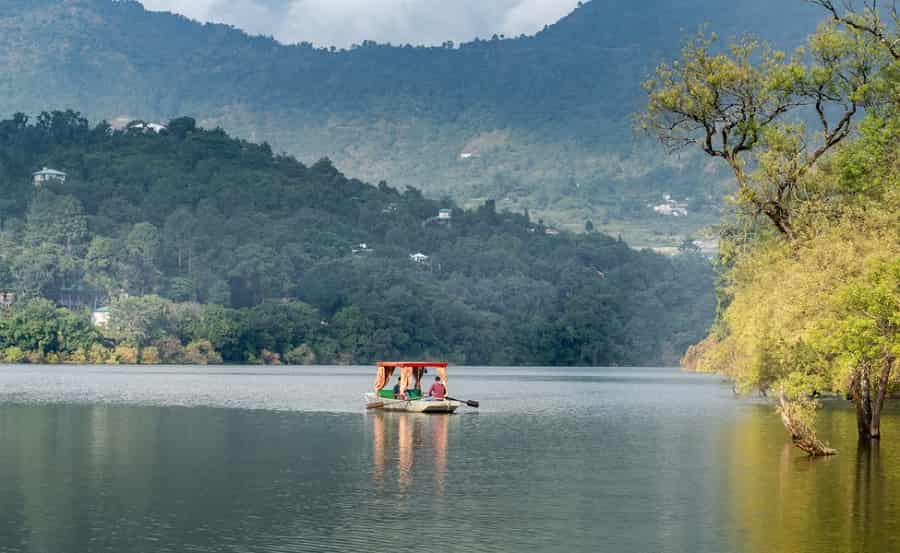 Boating in Naini Lake
